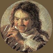 Frans Hals Boy holding a Flute oil on canvas